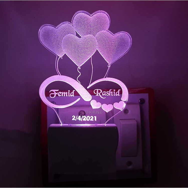 Customize Couple Lamp